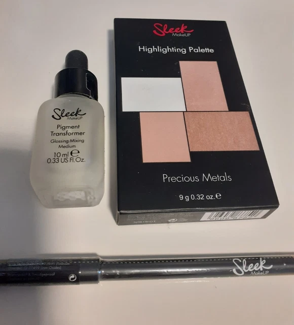 Schlankes Geschenkset Lippenfutter Textmarker und Pigmenttransformator brandneu