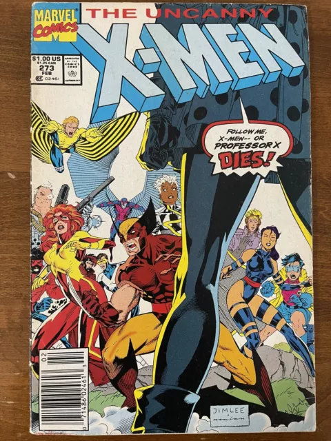 Uncanny X-Men #273 (1991) Chris Claremont Jim Lee Marvel Comics