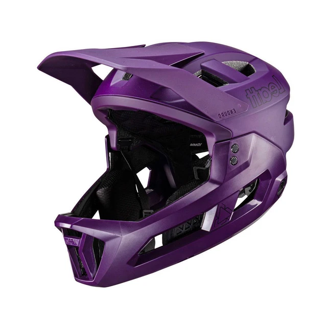 Casco Integrale Moto Cross E MTB – ABS, Taglia Regolabile 52-59 Cm, Con Occhiali E Maschera, Per Adulti E Bambini