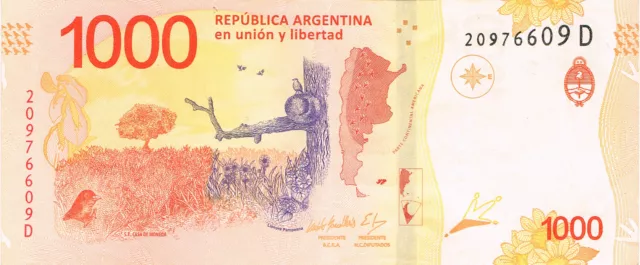 Argentina      1000  Pesos  2023        ( 186 )