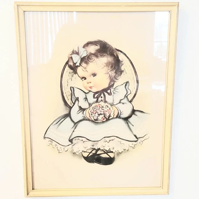 Vintage Sitting Pretty Framed Print by The House Of Ars Sacra Herbert Dubler Inc