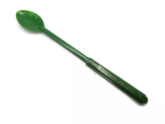 Hotel Brunswick Drink Stir & Spoon Lancaster, PA Swizzle Stick