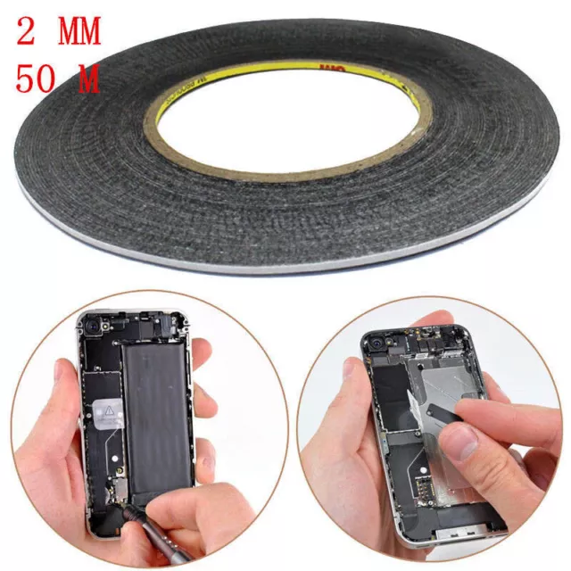 2mm Double Sided Tape Adhesive Sticky Rubberized For Mobile-Phone LCD Screen