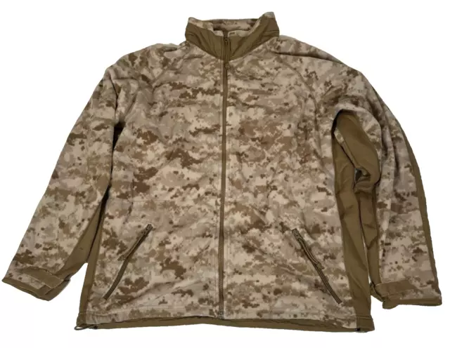 USMC PECKHAM POLARTEC Fleece Jacket Desert MARPAT Medium Regular $90.00 ...