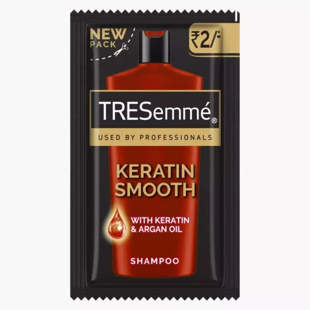 Tresemmé Kératine Lisse Shampooing Chaque Sachet 6ml Paquet De 2