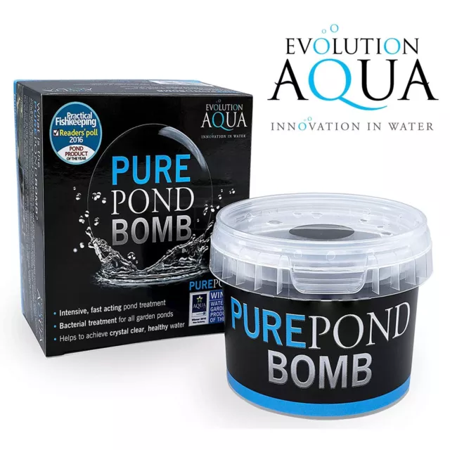 Evolution Aqua Pure Pond Bomb Water Cleaning Treatment Clear Healthy Fish Koi