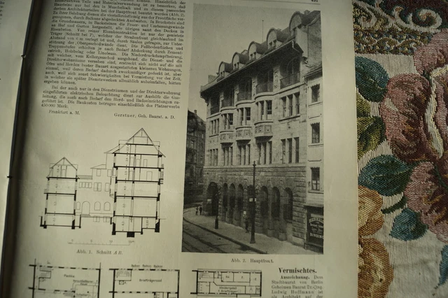 1909 Zentralblatt 68 / Ernst Mackensen aus Gandersheim / Frankfurt Post III