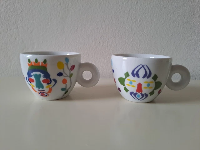 ILLY ART COLLECTION 2 tazze da caffè firmate Pascale Marthine Tayou numerate