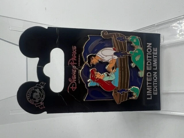 Ariel Kiss A Girl Surprise Puzzle Pin DLR LE 1000 Disney Pin