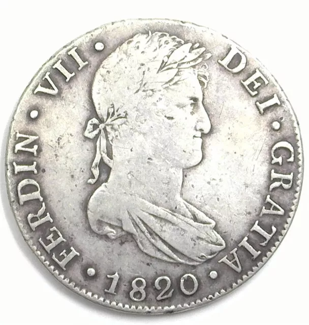 Guatemala 1820-Ngm Silver 8 Reales