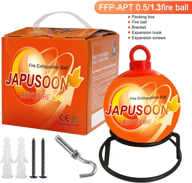 Mini Automatic Fire Extinguisher Suppression ball for Kitchen Garage 0.5 /1.3 kg