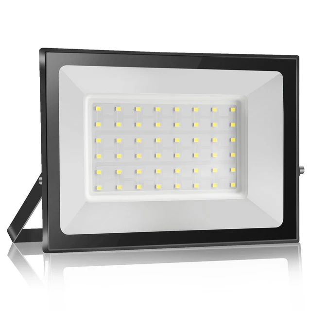 4 Stück 50W LED Fluter Flutlicht Außenlampe Scheinwerfer Baustrahler Kaltweiß DE 2