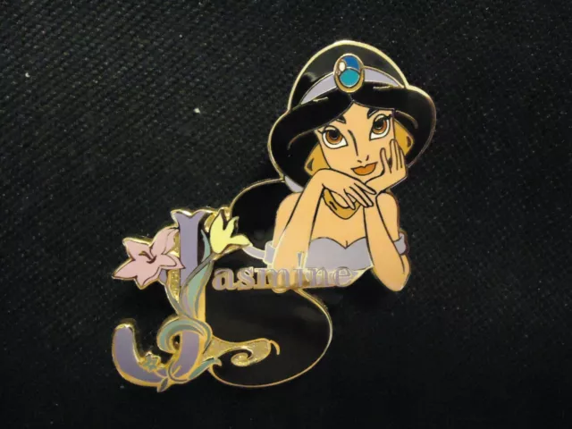 Disney Auctions (P.i.n.s.) Jasmine Name Aladdin Pin Le 1000