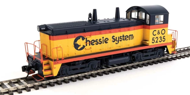 Walthers 910-20665 HO Chessie EMD SW7 PhI Diesel Loco w/ ESU Sound & DCC #5235