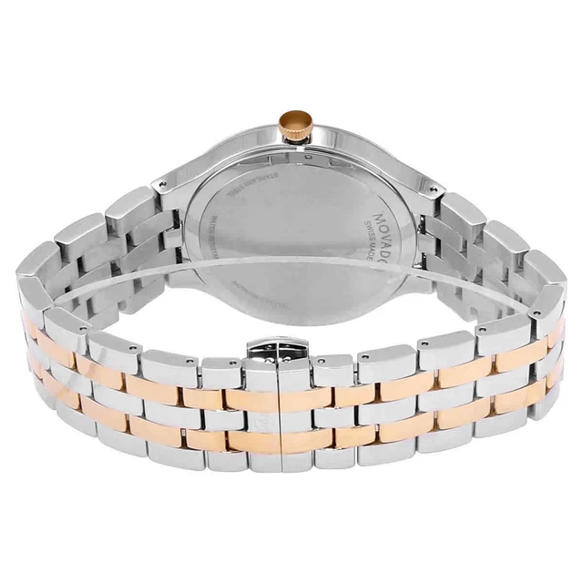 Orologio da uomo Movado Veturi Quadrante Museo Nero Quarzo 0607416 3