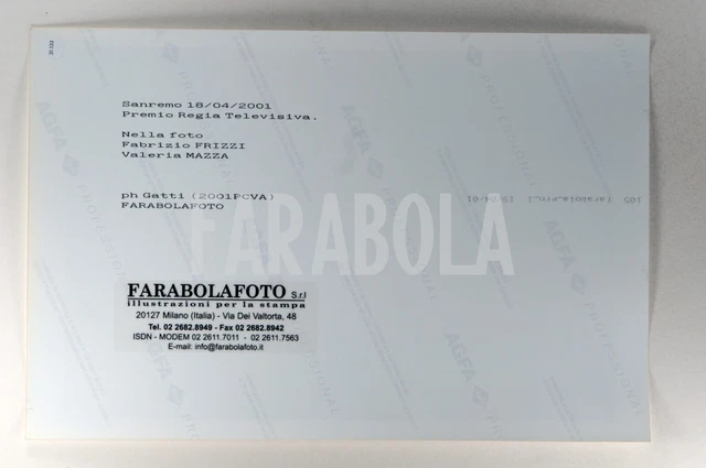 FOTO VINTAGE TV Premio regia televisiva Fabrizio Frizzi Valeria Mazza