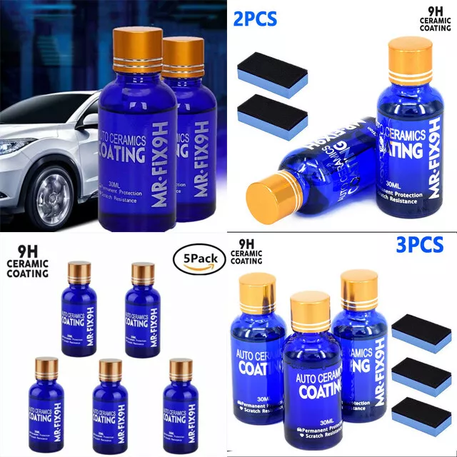 Lots 9H Nano Ceramic Car Glass Coating Liquid Hydrophobic AntiScratch Auto Care