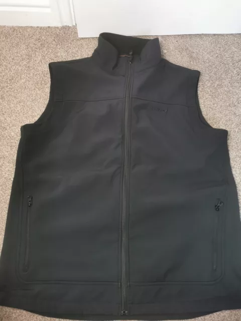 Peter Storm Black Fleece Lined Gilet Mens XL