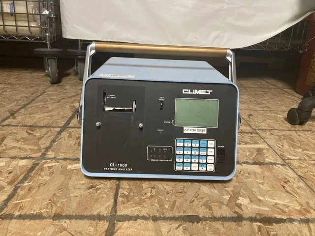 Climet Liquid Particle Analyzer Ci-1000 & Batch Sampler Ci-1020 Hydrocell