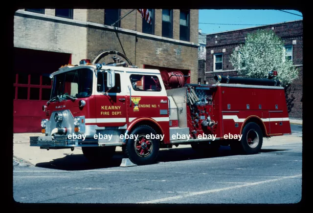 Kearny NJ E1 1980 Mack CF pumper Fire Apparatus slide