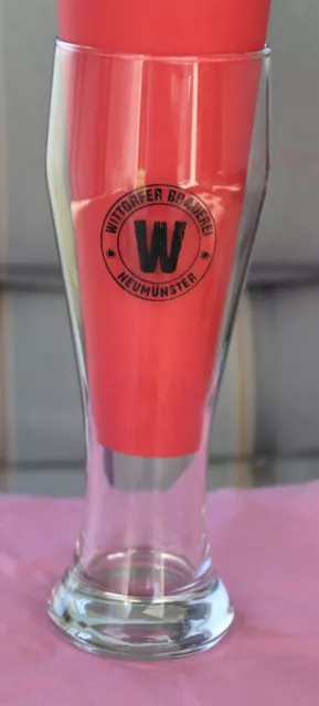 weissbierglas 0,5l Wittorfer Brauerei Neumünster