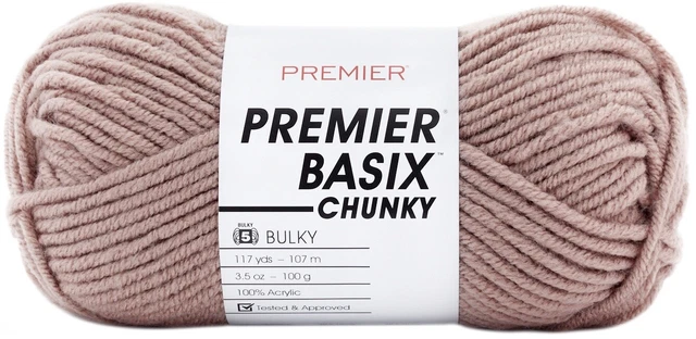 Premier Yarns Basix Chunky Yarn-Taupe -1145-16