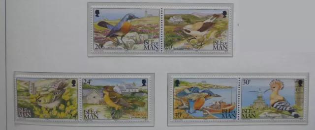 Isle Of Man 1994 Birds- Calf Of Man Observatory Set 6 Mint Stamps