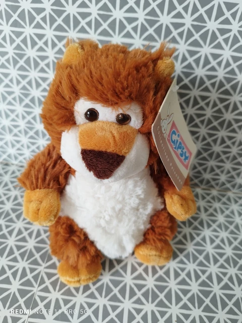 Doudou peluche écureuil blanc beige marron  Gipsy  16 cm neuf