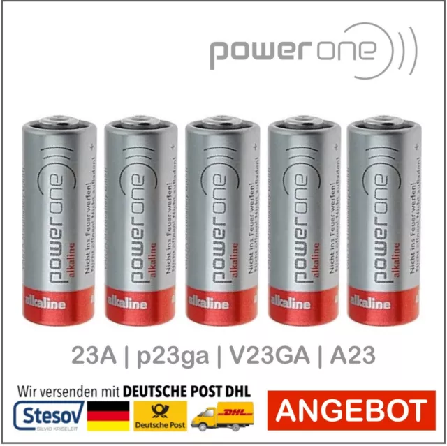 5 PILES ALCALINES Power One VARTA 23A 12V volts p23ga 8LR932 Mn21 V23GA A23  Ø10 EUR 4,43 - PicClick FR