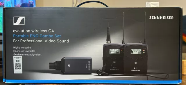 Sennheiser EW 100 ENG G4-A Wireless Microphone System Combo Set