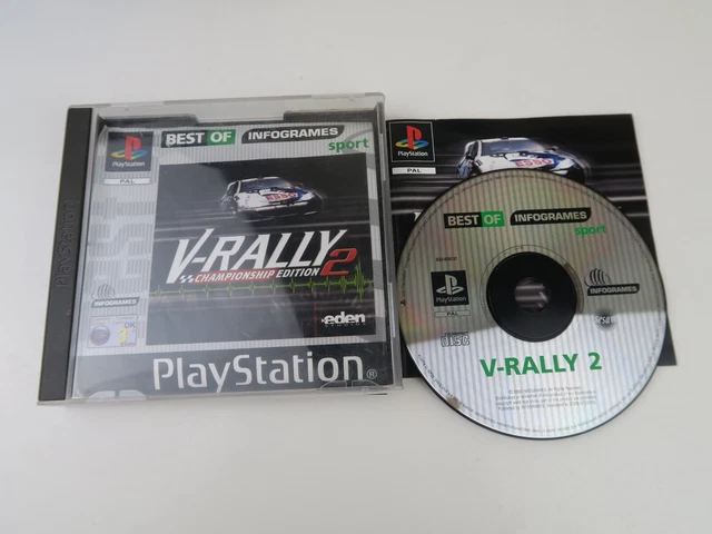 V-Rally 2 Championship Edition PS1 PlayStation 1 PAL Game Complete b