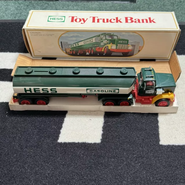 1984 Hess Toy Tanker Truck w/Bank New In Box With Inserts