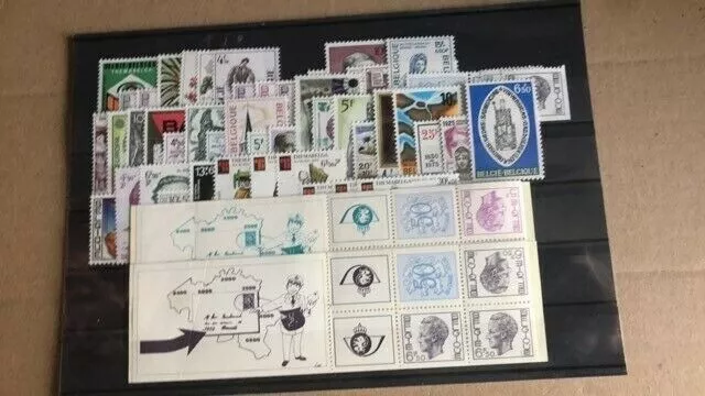 belgique 1975 année complète neuf sans charnière
