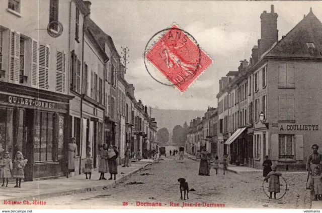 3094 cpa Dormans - Rue Jean de Dormans
