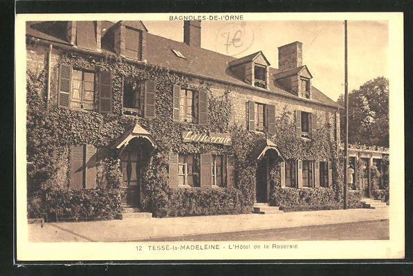 CPA Tesse-la-Madeleine, L´Hotel de la Roseraie