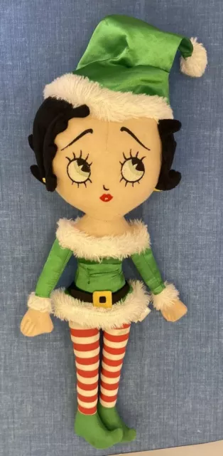 BETTY BOOP Plush Christmas Elf Sugar Loaf 2009 Doll 16”