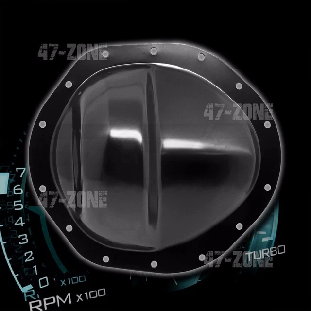 Cobra-Tek Black Steel Differential Cover For 1964-72 Chevy/GM 12-Bolt Rear End (8.875" Ring Gear)
