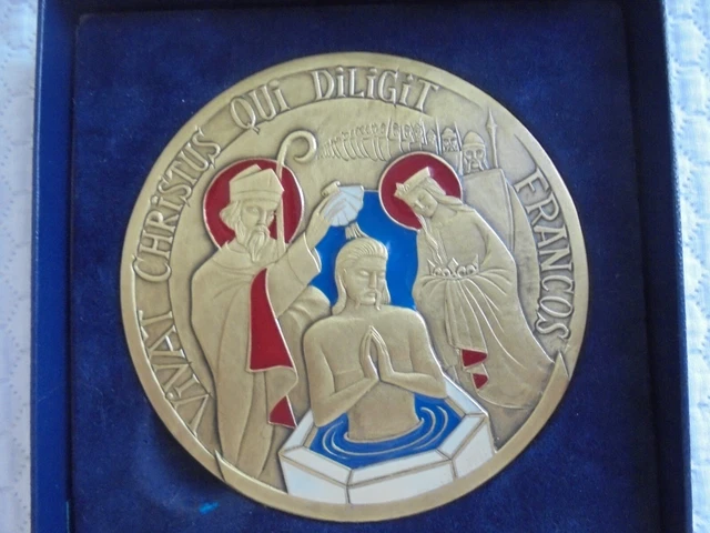 MÉDAILLE BRONZE SAINT GOBAIN - TRICENTENAIRE DE LA