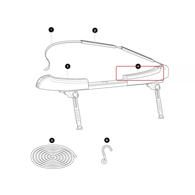 Thule Base Pad destro per SUP Taxi XT 54139