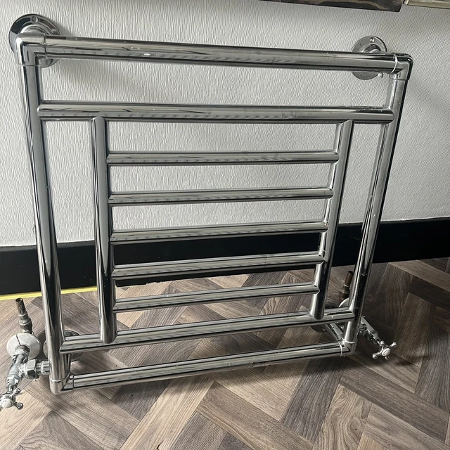 MYSON CHROME WALL Mounted Radiator / Towel Rail (rrp over £1500) £150.