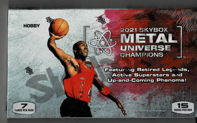 2021 Upper Deck Skybox Metal Universe Champions Hobby Box Factory Sealed!