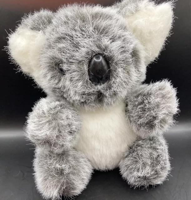 Koala Bear Snuggles~Made in Australia, 9” Plush Soft Toy, Gray & White