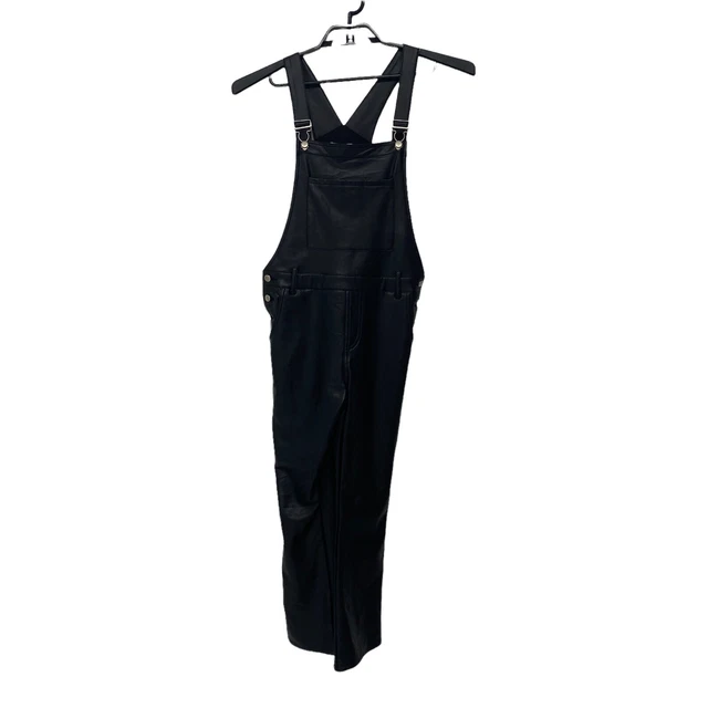 Honey Punch Junior Ragazze Tuta Ecopelle Nero Pantaloni Taglia S