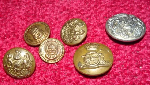 WW11. Small Collection of Tunic Buttons.