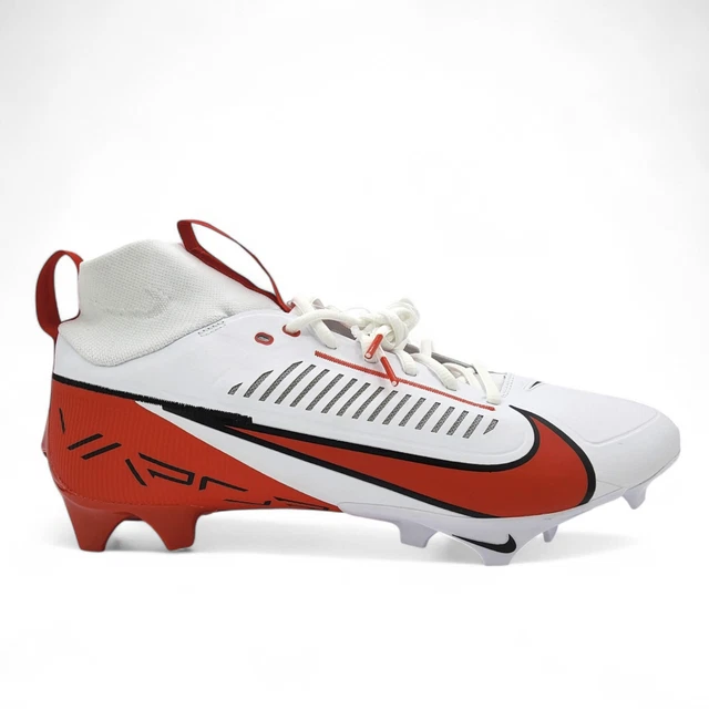 NIKE VAPOR EDGE Pro 360 2 TB White/Red Football Cleats Mens  display picture 3