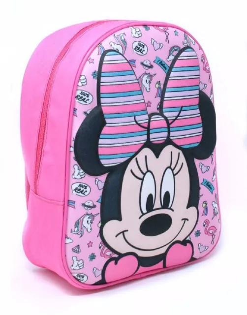 Minnie Souris Disney Licornes Sac à Dos 3D École Maternelle Temps Libre