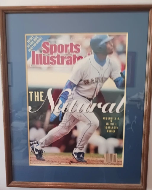Ken Griffey Jr. Signed & Framed Sports Illustrated Poster