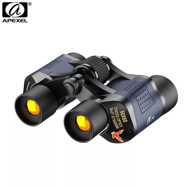 APEXEL HD 10000M 60x60 Binoculars Telescope Compact Long distance for Hunting