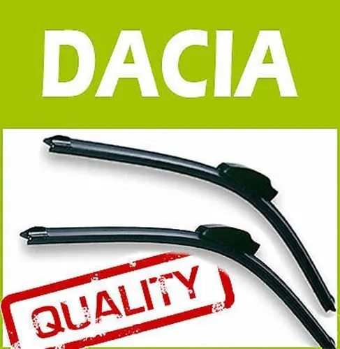 2 Escobillas Limpiaparabrisas Flexibles para Dacia SANDERO 2008-2015 55/50cm