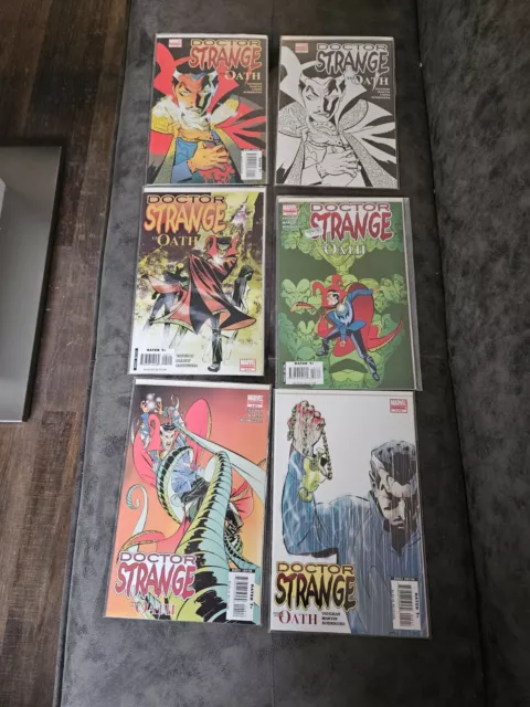 DOCTOR STRANGE THE OATH LIMITED SERIES 1-5 - Vaughan Includes Variant B &W